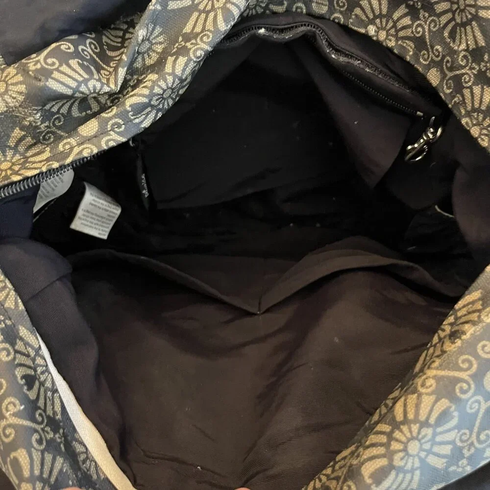 Petunia Pickle Bottom Brown Embroidered Backpack Crossbody Diaper Bag Baby